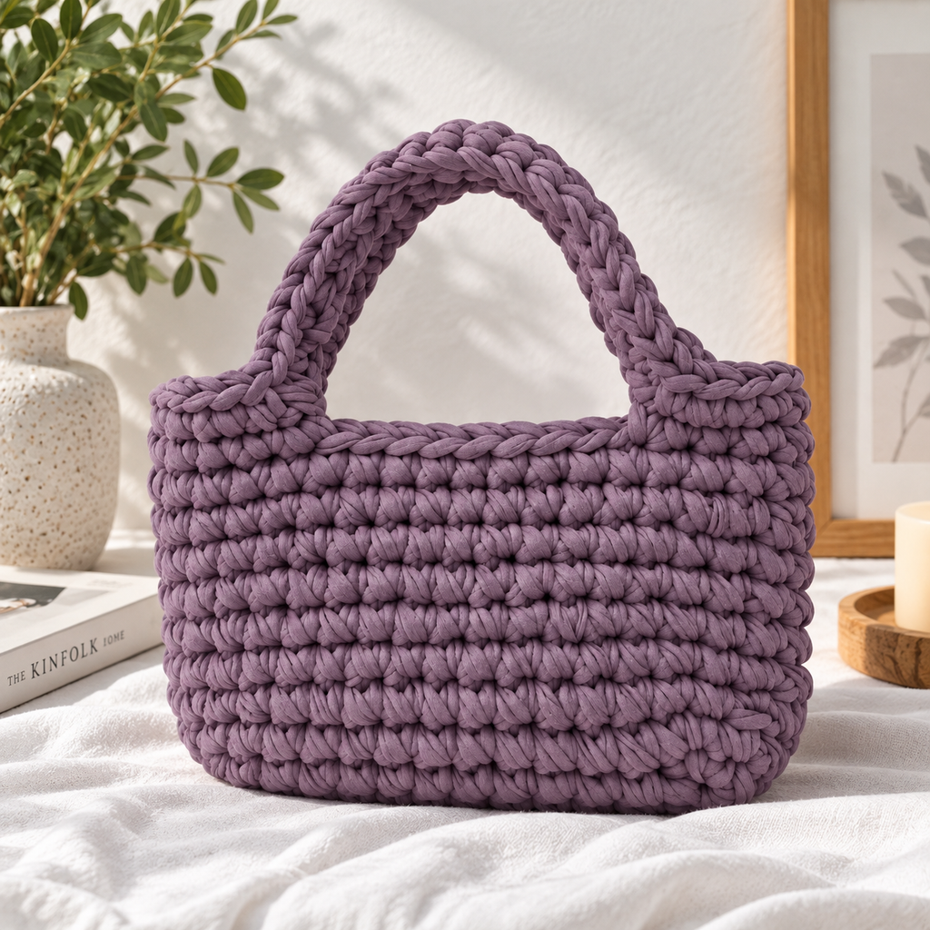 Layn | Chunky Crochet Handbag